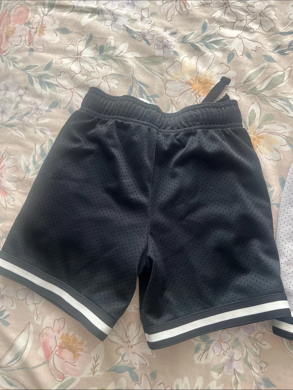 OshKosh B'gosh Black and Light Gray Mesh Athletic Shorts Set